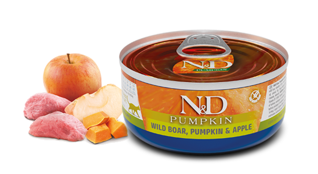 Farmina Pumpkin, Wild Boar & Apple for Cats - 2.46oz