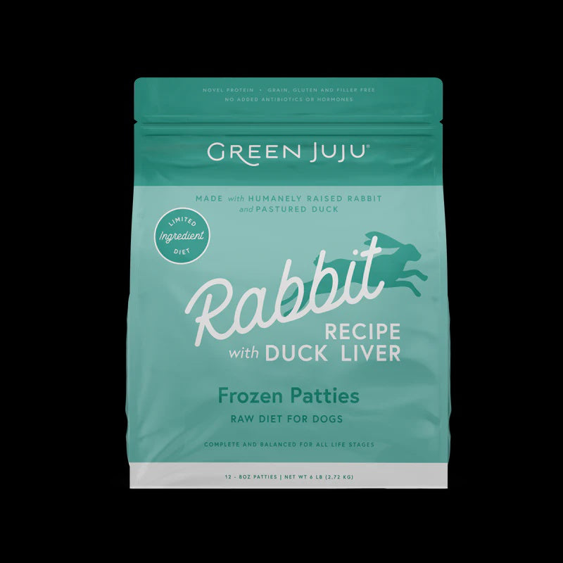 Green JuJu Frozen Rabbit Recipe w/ Duck Liver