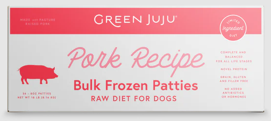 Green JuJu Frozen Pork Recipe 18lb