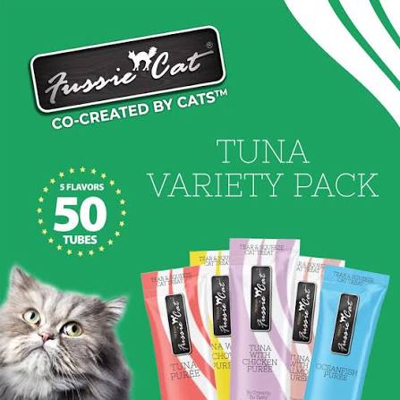 Fussie Cat Tuna Variety Pack 50 count