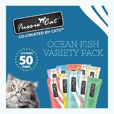 Fussie Cat Ocean Fish Variety Pack 50 count