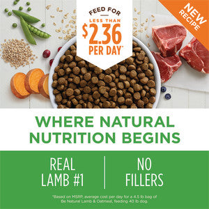 Instinct Be Natural Lamb Dog Food 4.5 lb