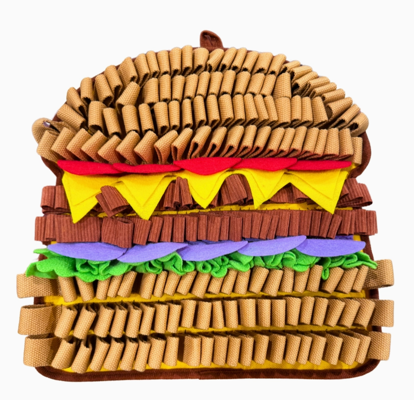 PawzNDogs Luvmyfido Juicy Hamburger Snuffle Mat