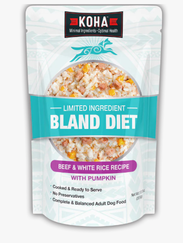 Koha Limited Ingredient Bland Diet - Beef & White Rice w/ Pumpkin