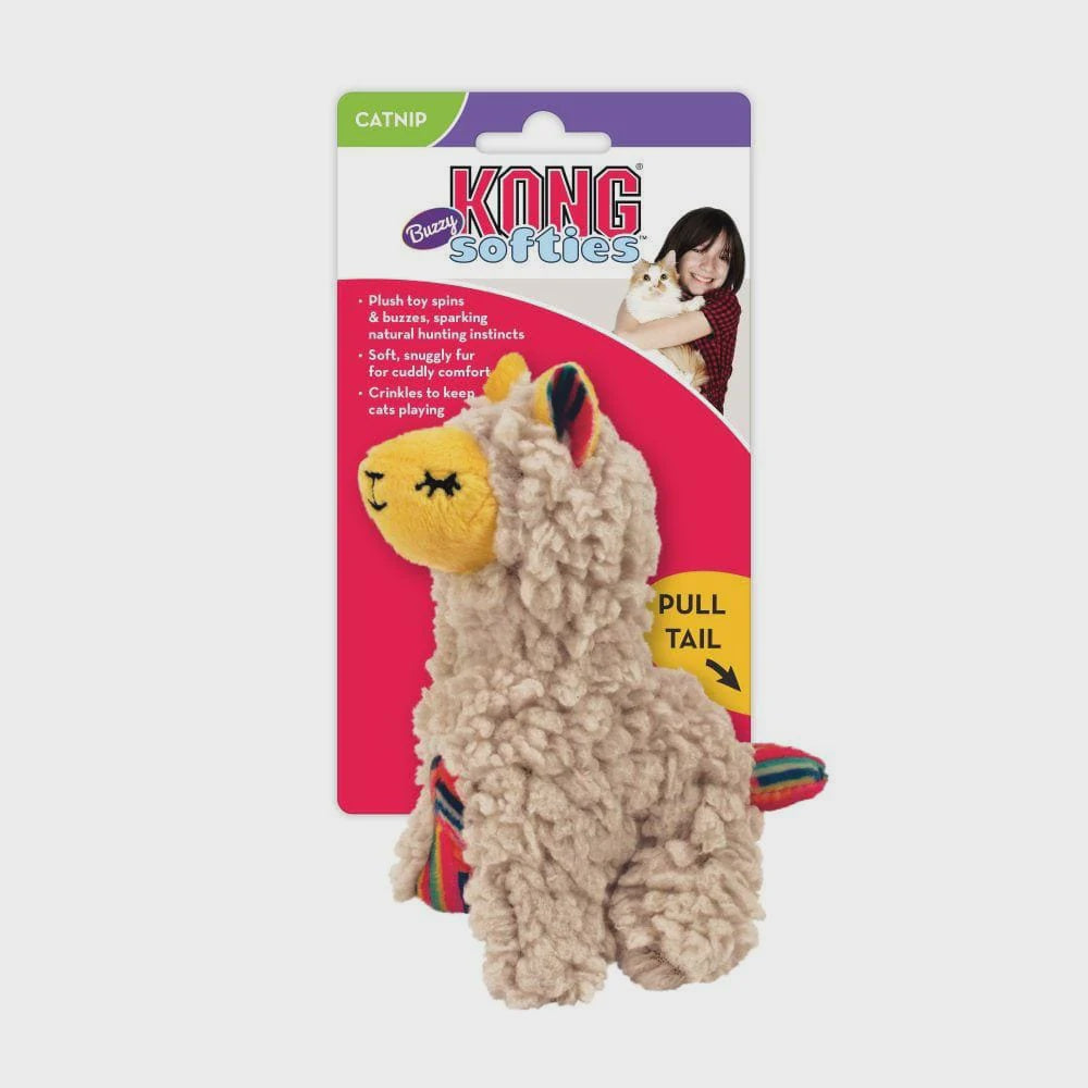 Kong Cat Softies Buzzy Llama Toy