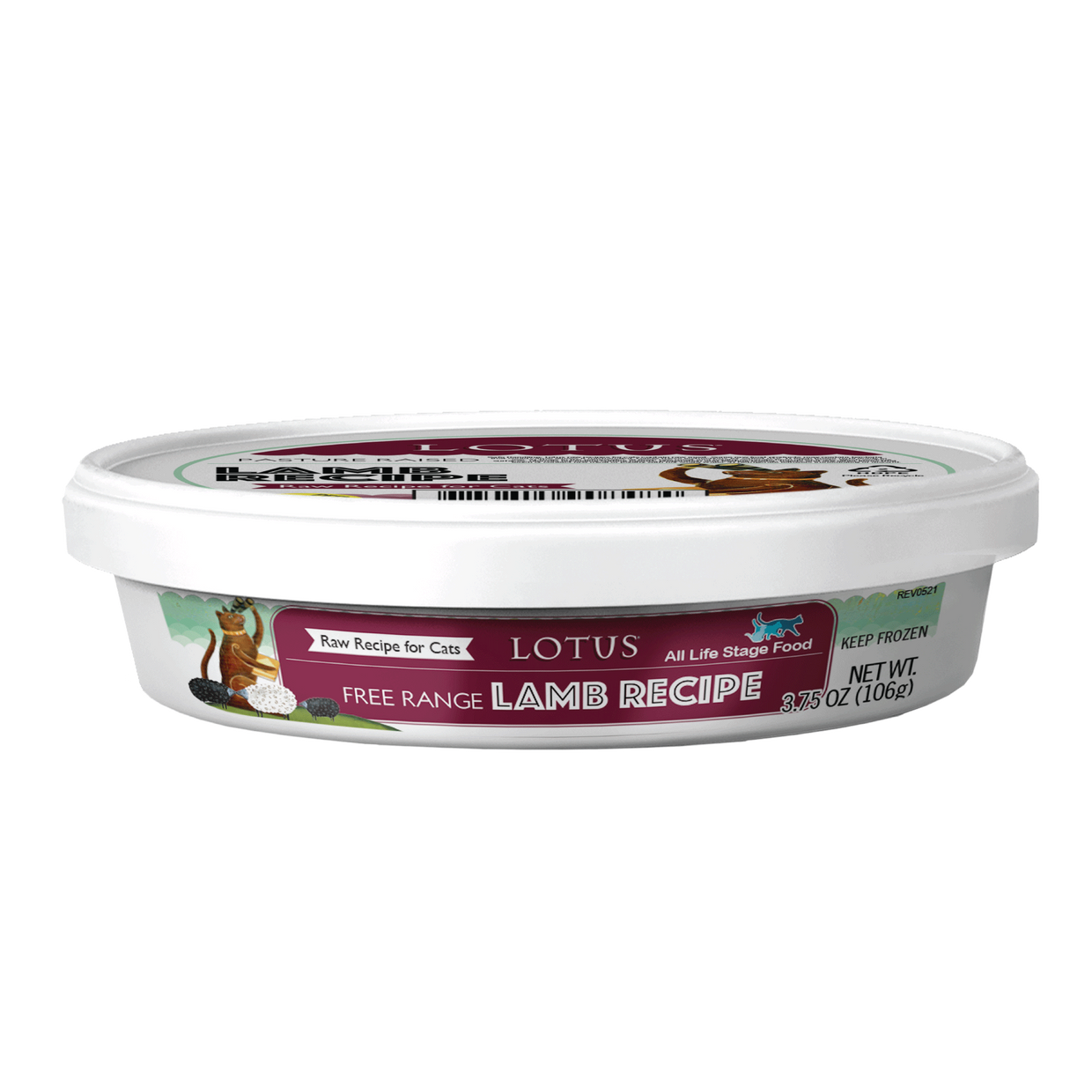 Lotus Raw Lamb Frozen Cat Food