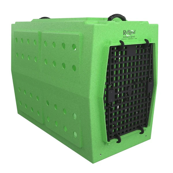 Ruff Land Performance Kennel - Lime Green