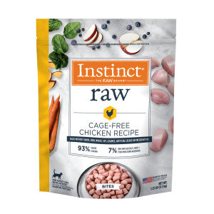 Instinct Cat Frozen Raw GF Chicken Bites - 1.25lb