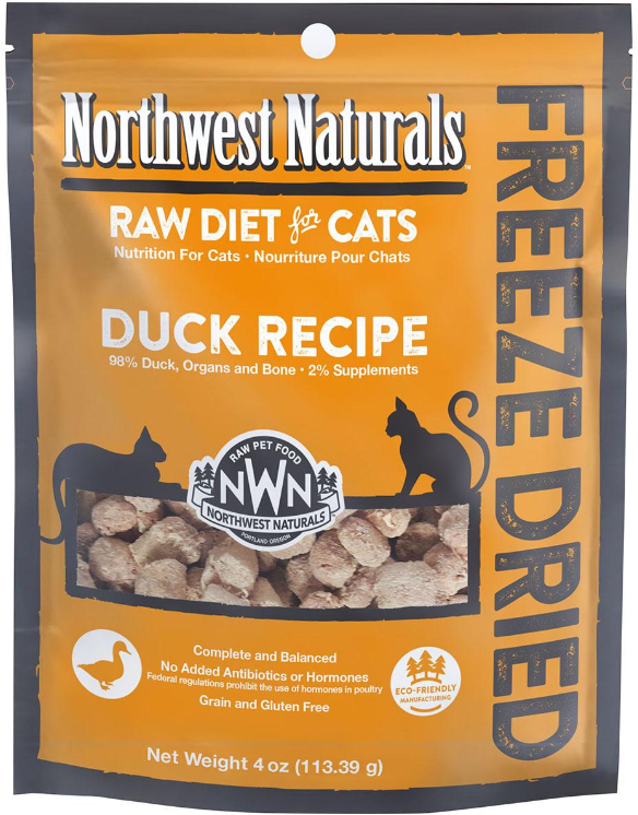 Northwest Naturals Cat Freeze Dried Duck - 11 oz