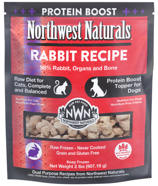 Northwest Naturals Cat Frozen Nuggets - Rabbit 2 lb