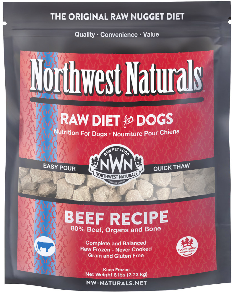 Northwest Naturals Frozen Beef - 6 lb Nuggets