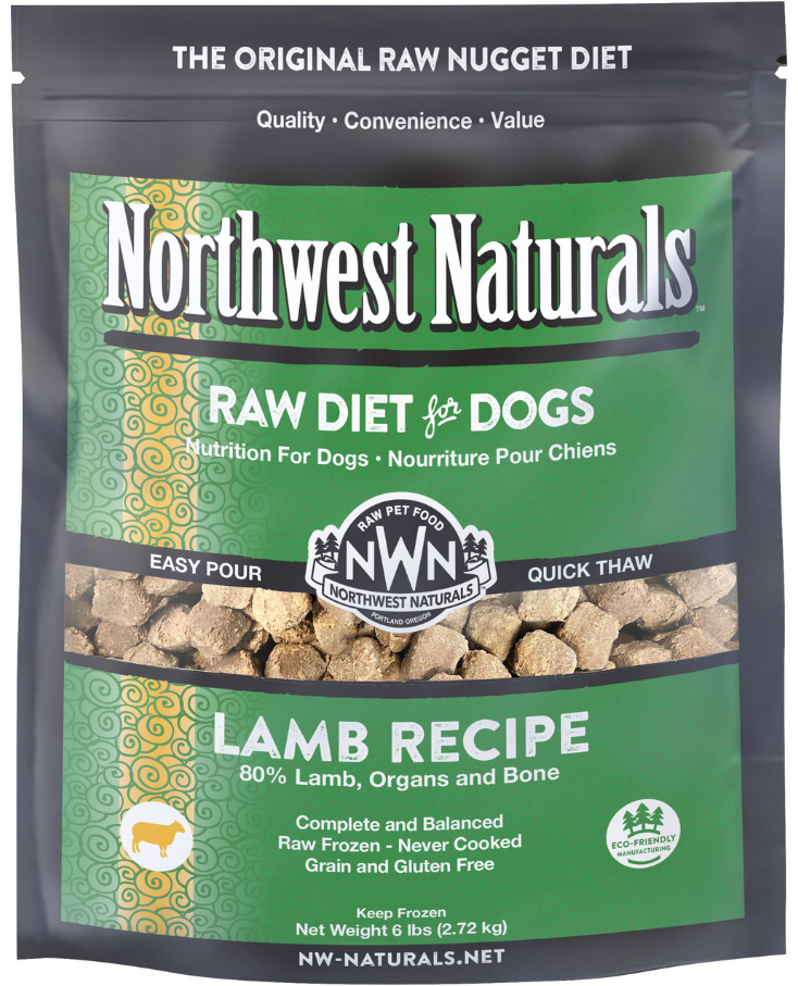 Northwest Naturals Frozen Lamb - 6 lb Nuggets