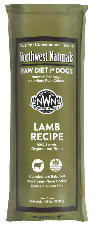 Northwest Naturals Frozen Lamb - 5 lb Roll