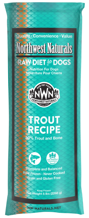 Northwest Naturals Frozen Trout - 5 lb Roll