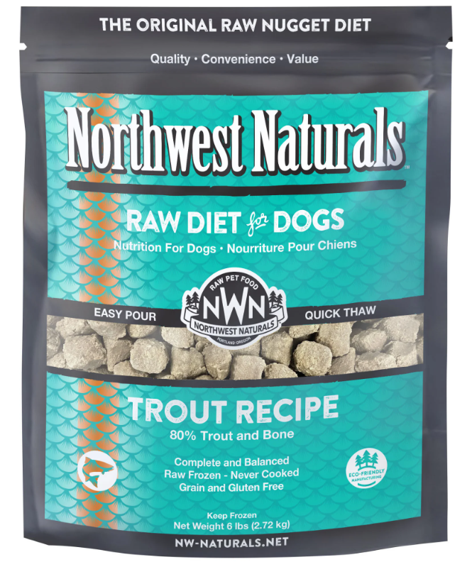 Northwest Naturals Frozen Trout - 6 lb Nuggets