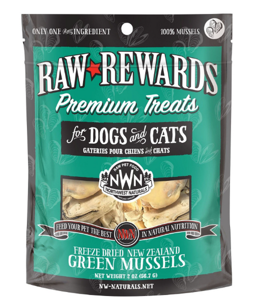Northwest Naturals Raw Rewards Freeze Dried Green Lipped Mussels