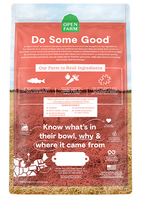 Open Farm Grain Free Puppy - Salmon and Sweet Potato 4lb Dry Dog Food