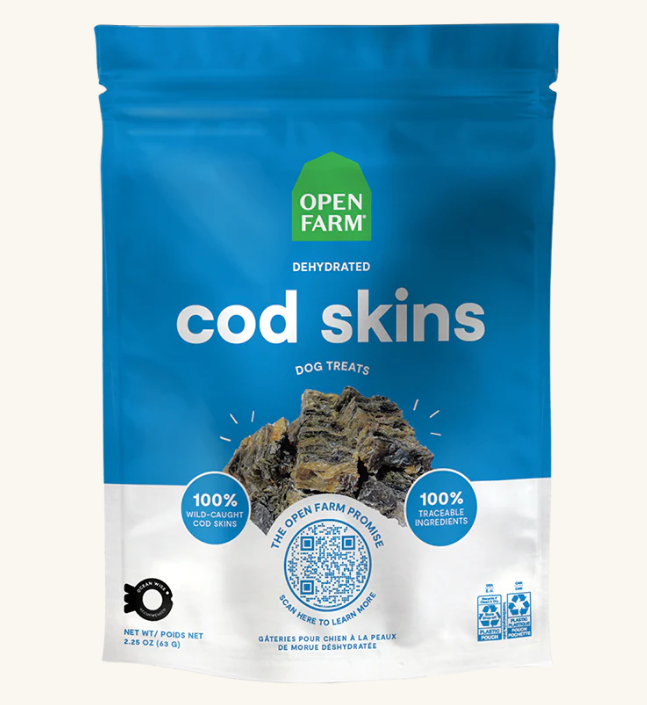 Open Farm Dehydrated Cod Skins