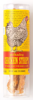 Polkadog Chicken Strip Dehydrated Dog & Cat Treats