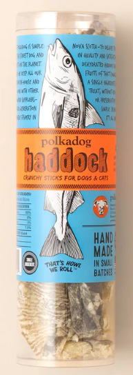 Polkadog Haddock Skins Dehydrated Dog & Cat Treats