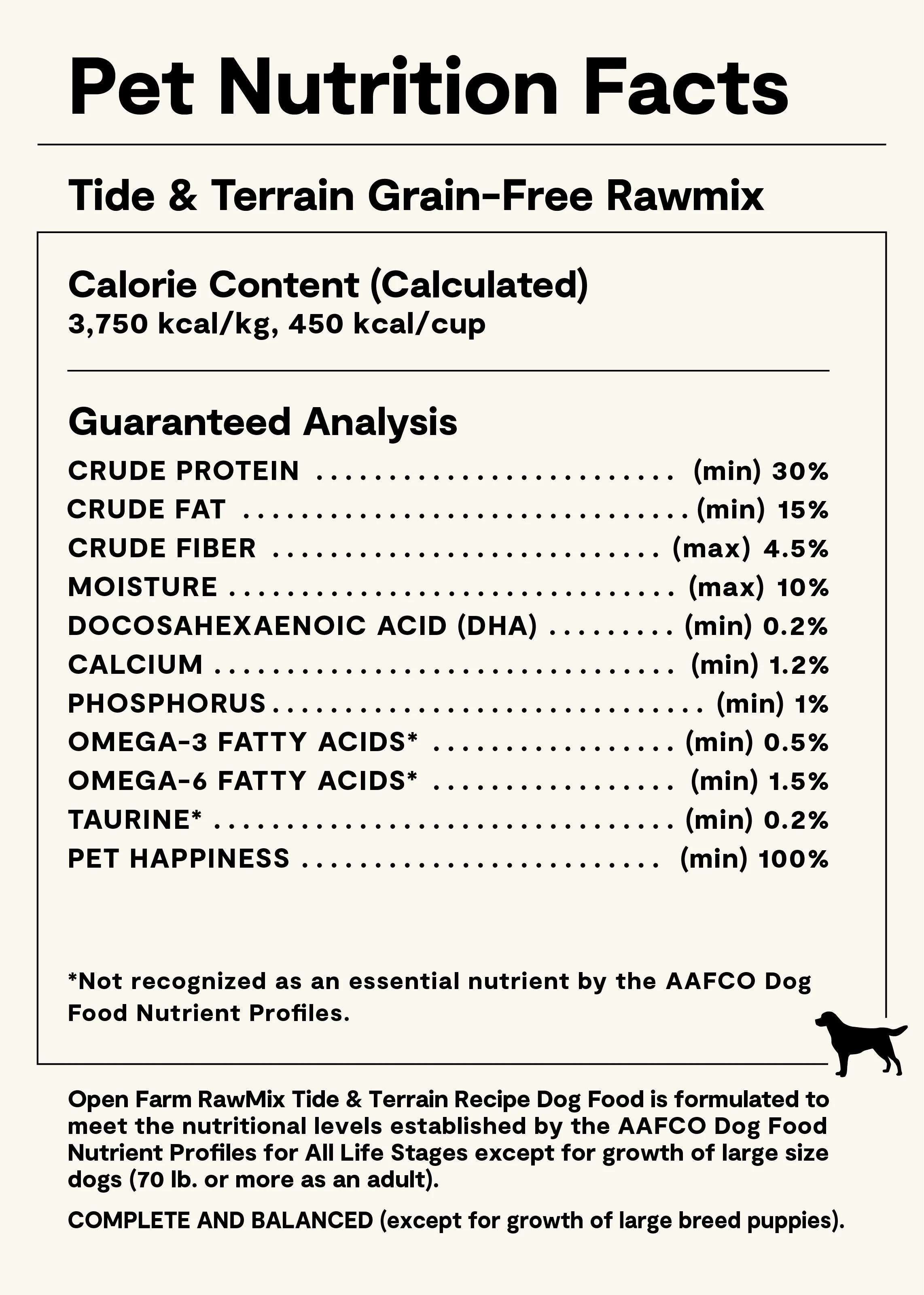 Open Farm Tide & Terrain Grain Free RawMix Dry Dog Food