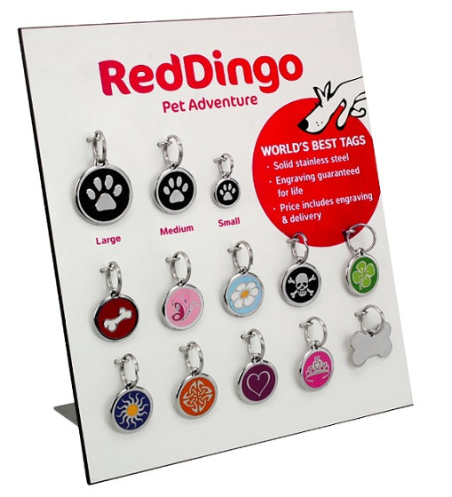 Red Dingo Dog Tag