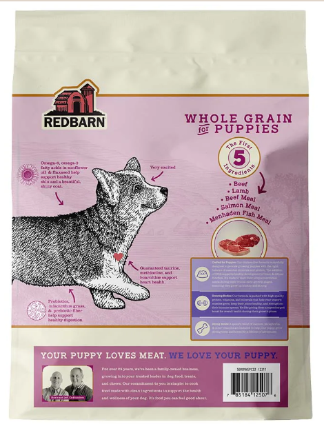 Redbarn Whole Grain Puppy Recipe