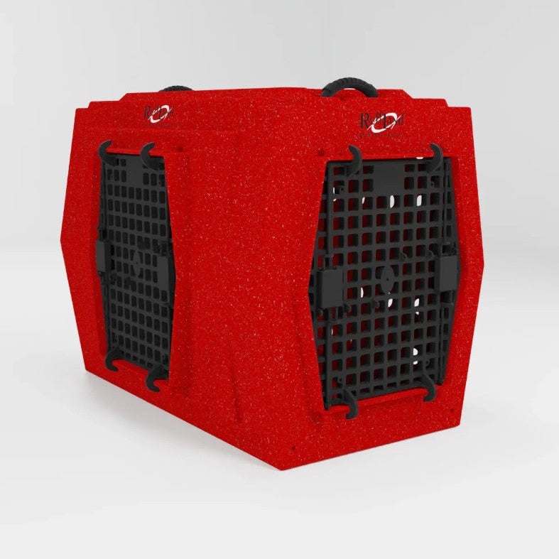 PRE-ORDER Ruff Land Performance Kennel - Fire Engine Red