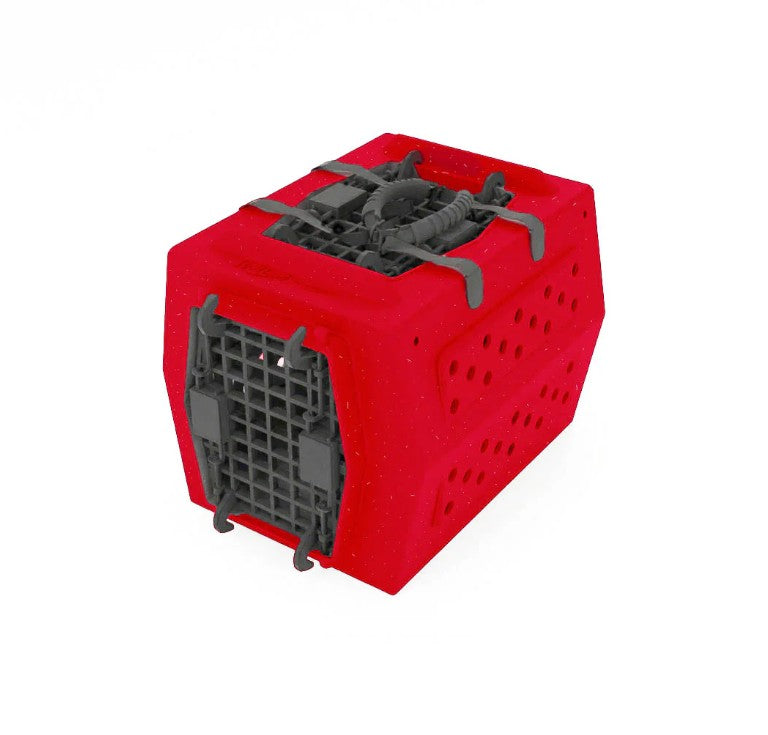 PRE-ORDER Ruff Land Performance Kennel - Fire Engine Red