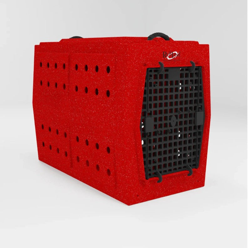 PRE-ORDER Ruff Land Performance Kennel - Fire Engine Red
