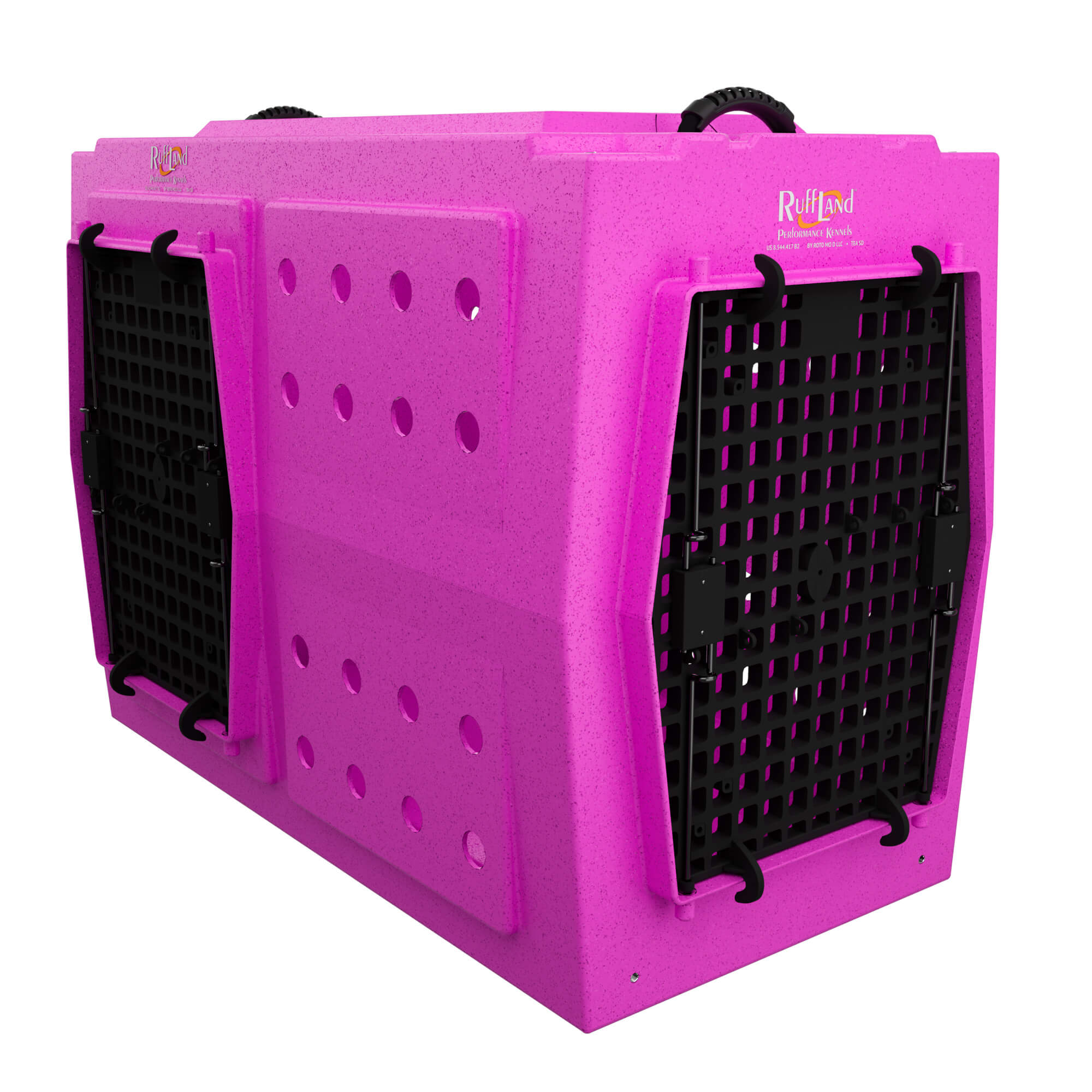 PRE-ORDER Ruff Land Performance Kennel - Hot Pink