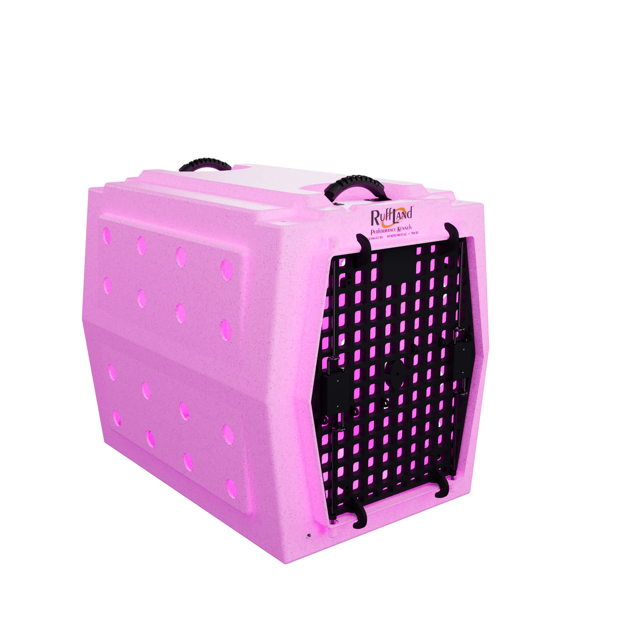 PRE-ORDER Ruff Land Performance Kennel - Light Pink