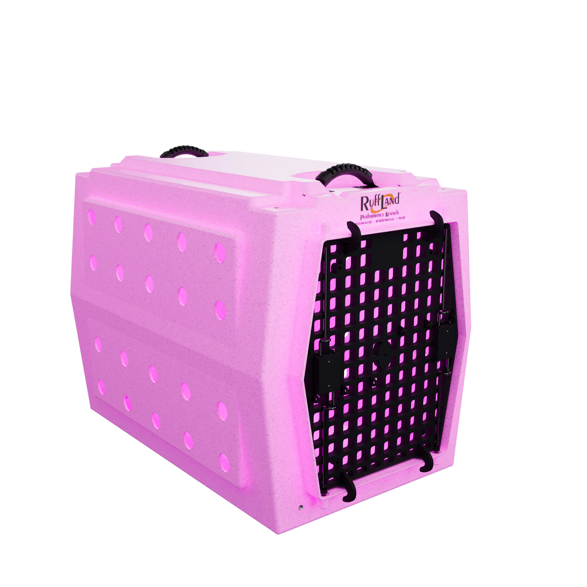 PRE-ORDER Ruff Land Performance Kennel - Light Pink