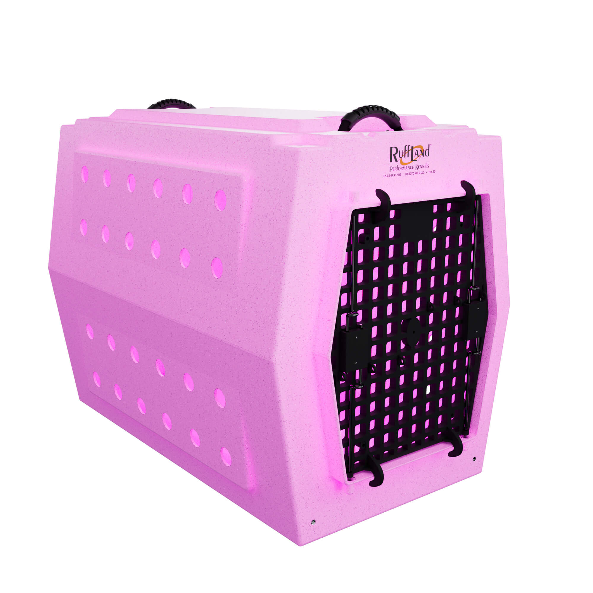 PRE-ORDER Ruff Land Performance Kennel - Light Pink