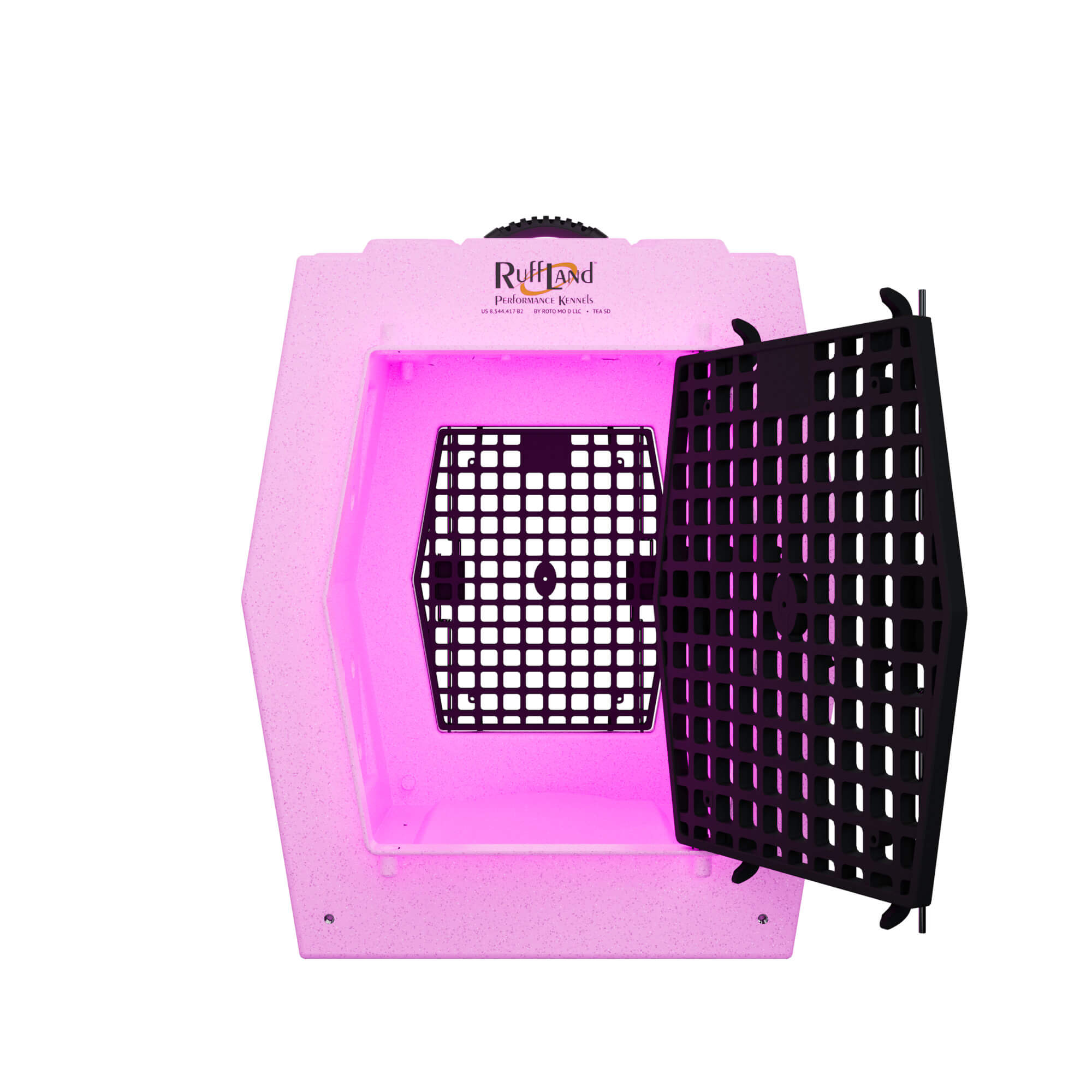 PRE-ORDER Ruff Land Performance Kennel - Light Pink