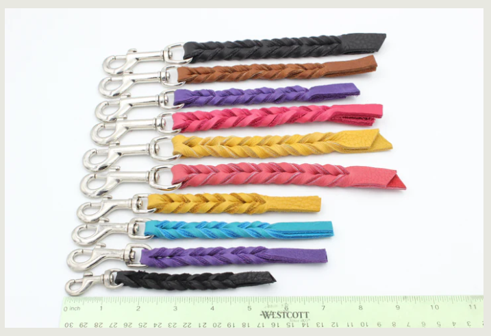 Soft Braided Leather Training Tab