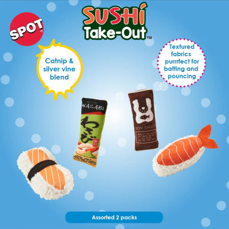 Ethical Pet Spot Sushi Take-Out Assorted 2pk