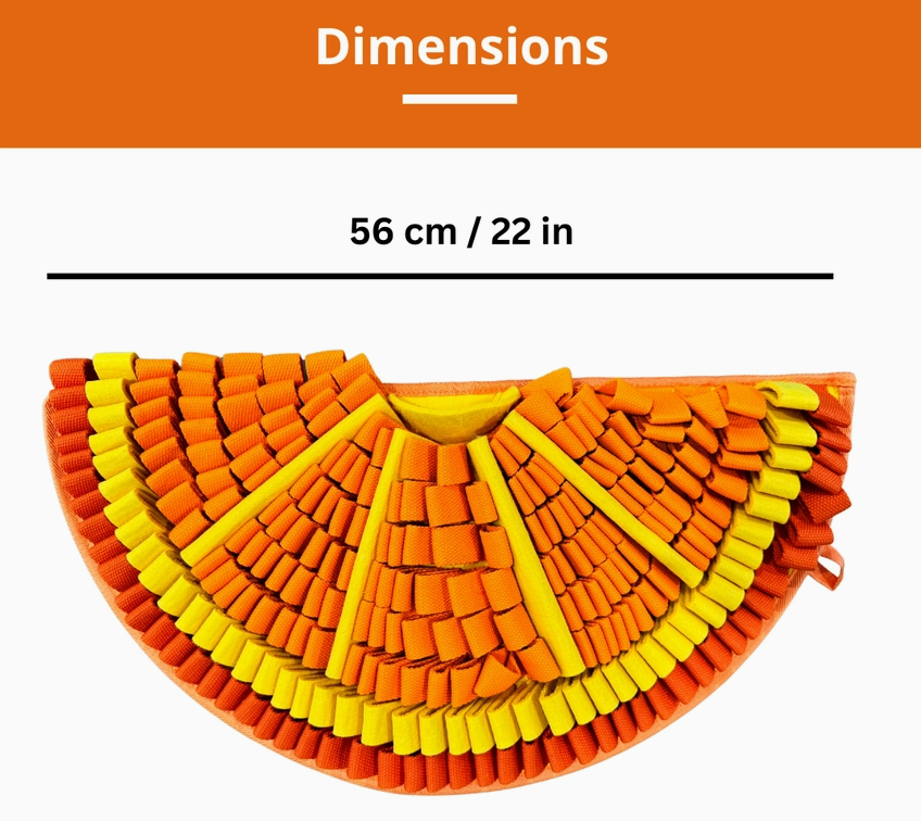 PawzNDogs Tangy Orange Snuffle Mat | Challenge Level 2