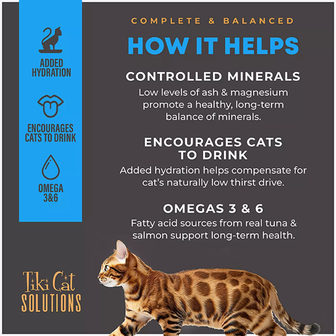 Tiki Cat Solutions Digestion - Tuna & Salmon Mousse 2.4oz Pouch