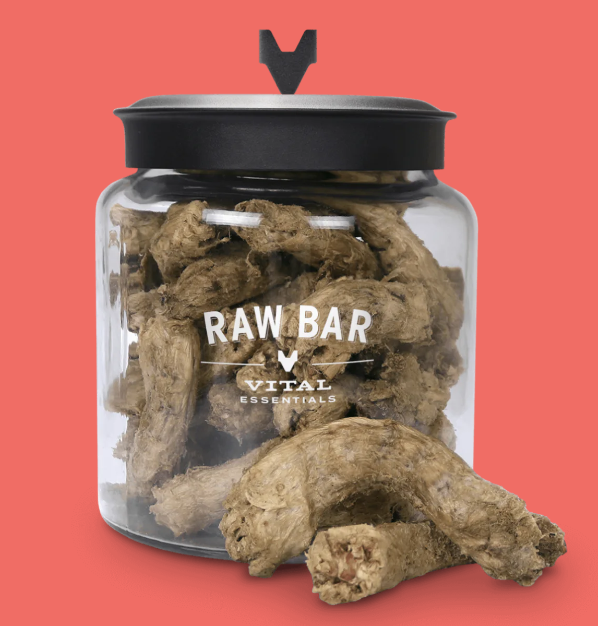 Vital Essentials Raw Bar Chicken Neck - 55 Per Bag