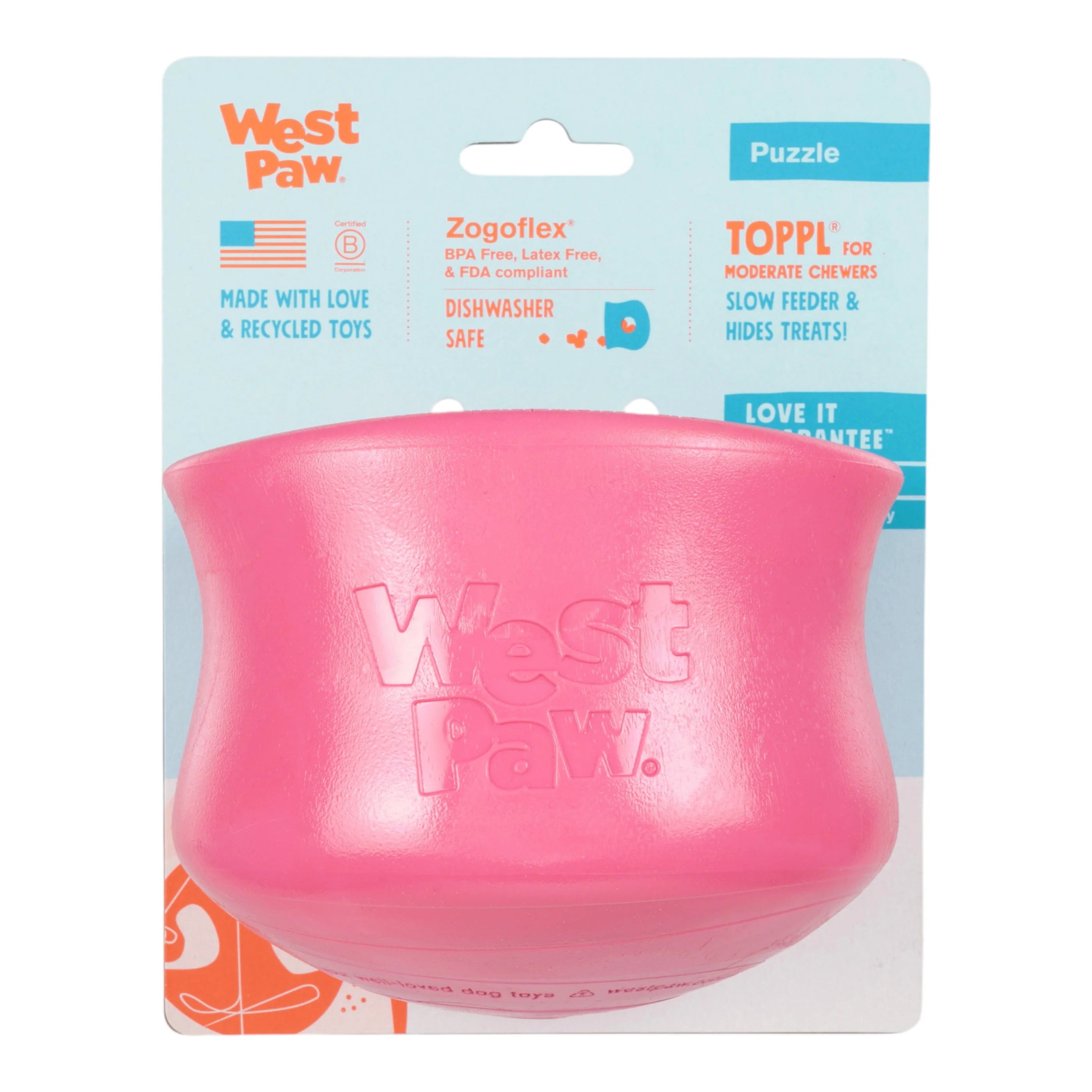 LIMITED EDITION West Paw Geranium Toppl