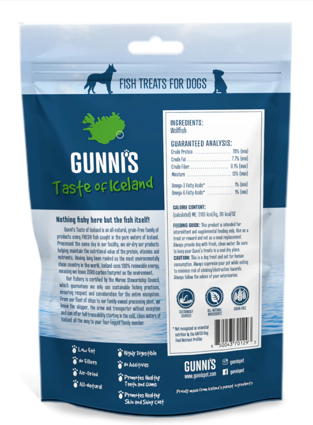 Gunni's Taste of Iceland Wolffish Skin Shorties