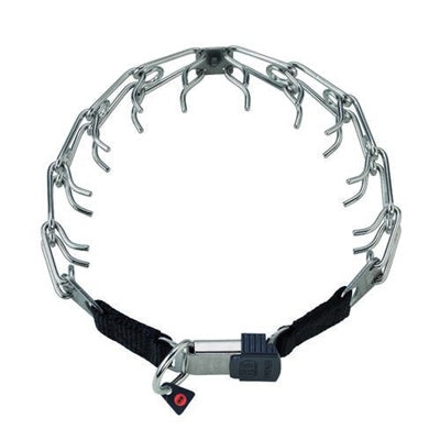 Herm Sprenger Training Collar with ClicLock - Stainless Steel