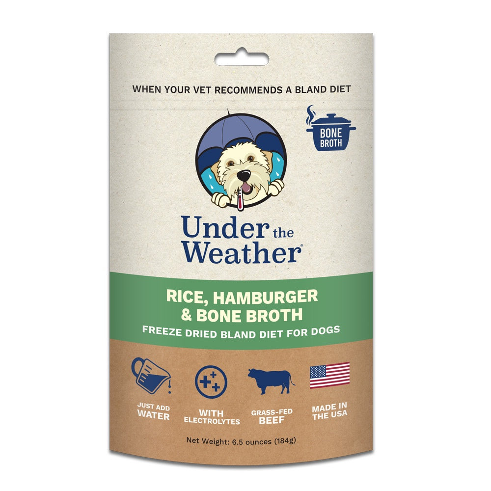 Under the Weather - Rice, Hamburger, & Bone Broth for Dogs