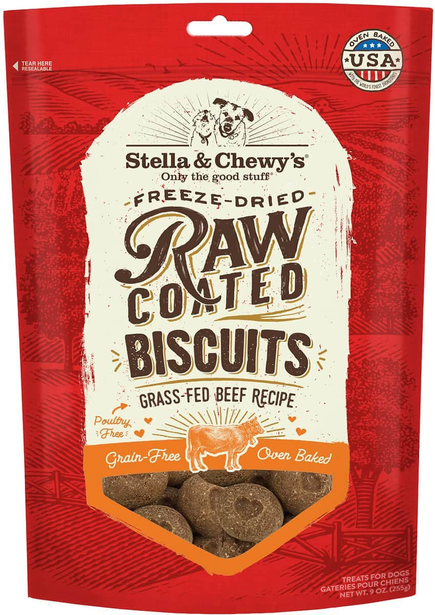Stella & Chewy's Raw Coated Beef Biscuits