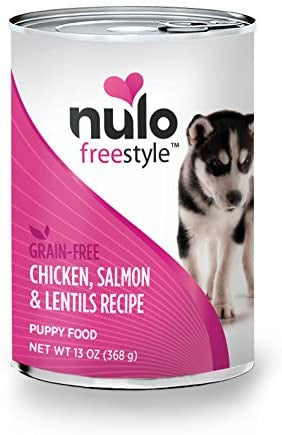 Nulo Freestyle Puppy Grain Free Chicken, Salmon, Lentils Canned Food