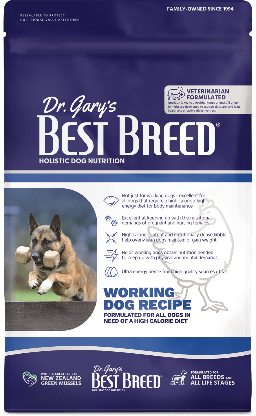 Dr. Gary's Best Breed Working Dog Recipe