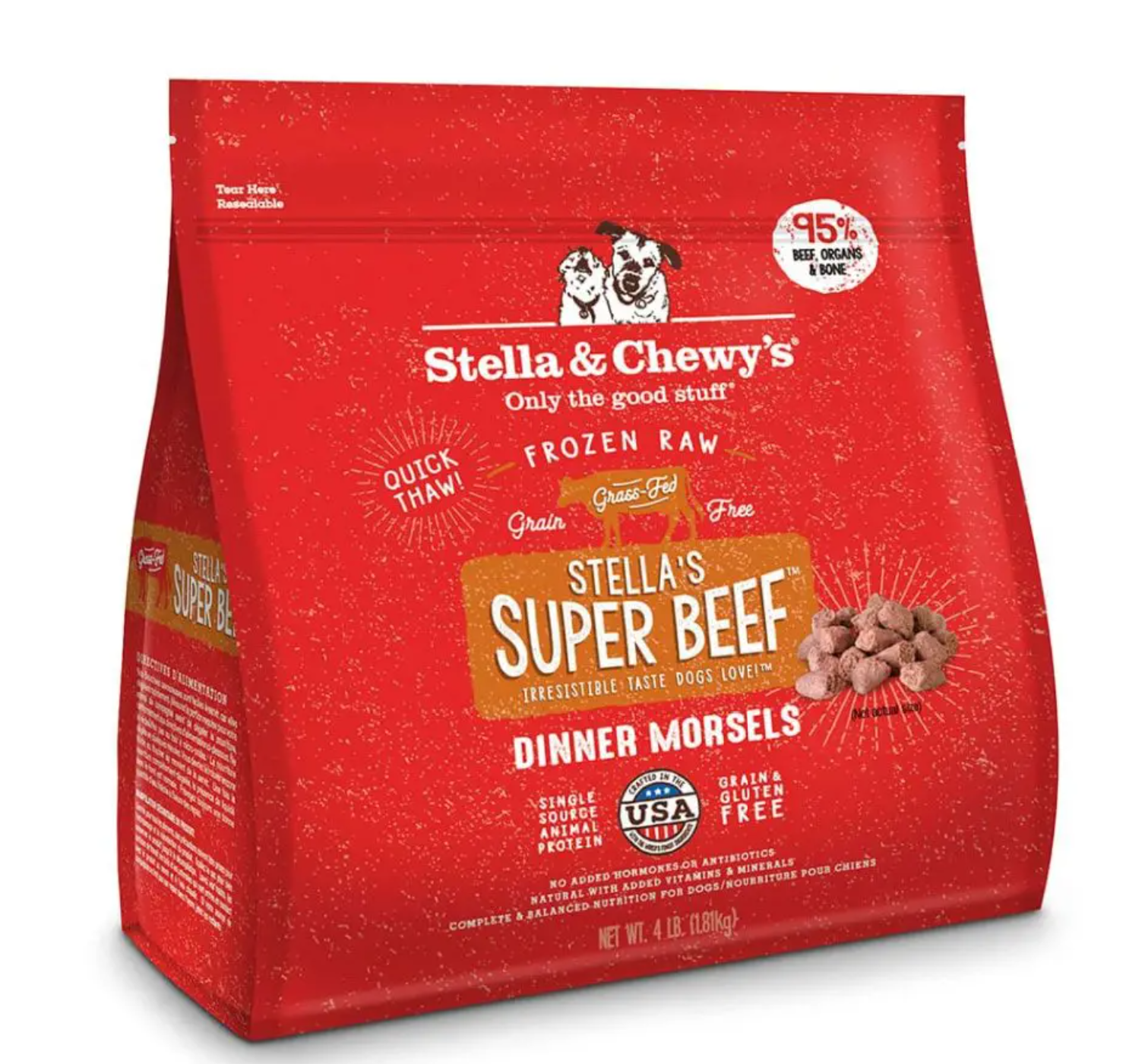 Stella & Chewy's Frozen Dinner Morsels Beef for Dogs