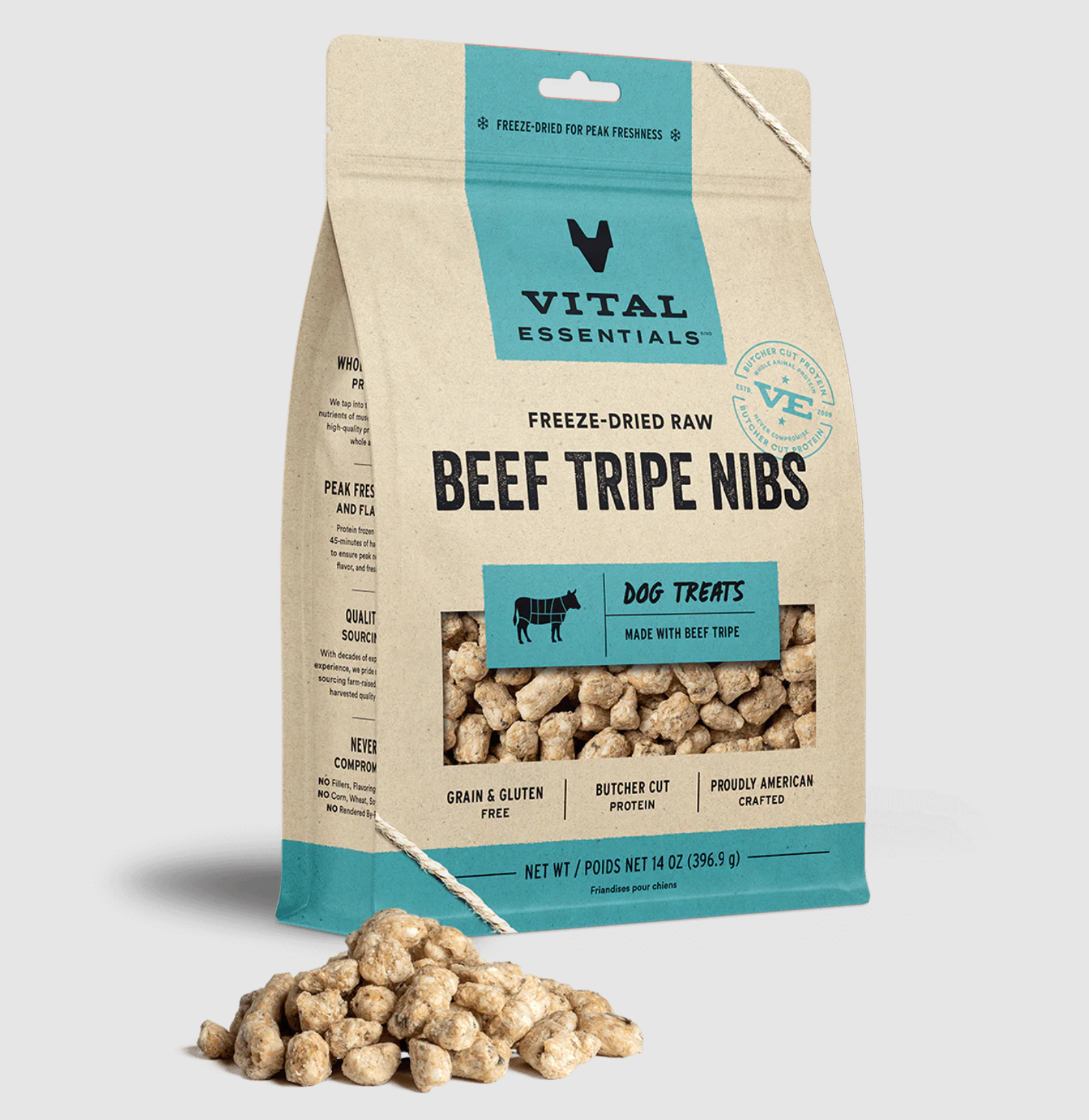 Vital Essentials Freeze-Dried Raw Beef Tripe Nibs