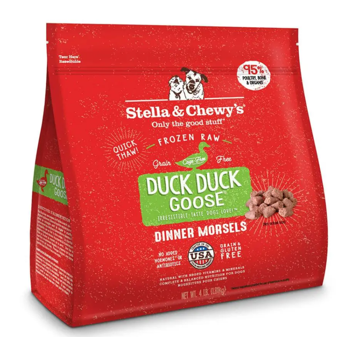 Stella & Chewy's Frozen Dinner Morsels Duck for Dogs